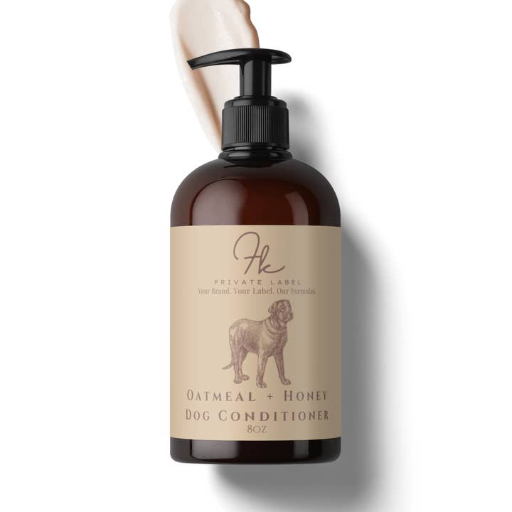 Acondicionador para perros Oats+Honey para venta al por mayor de FK Private Label Labs