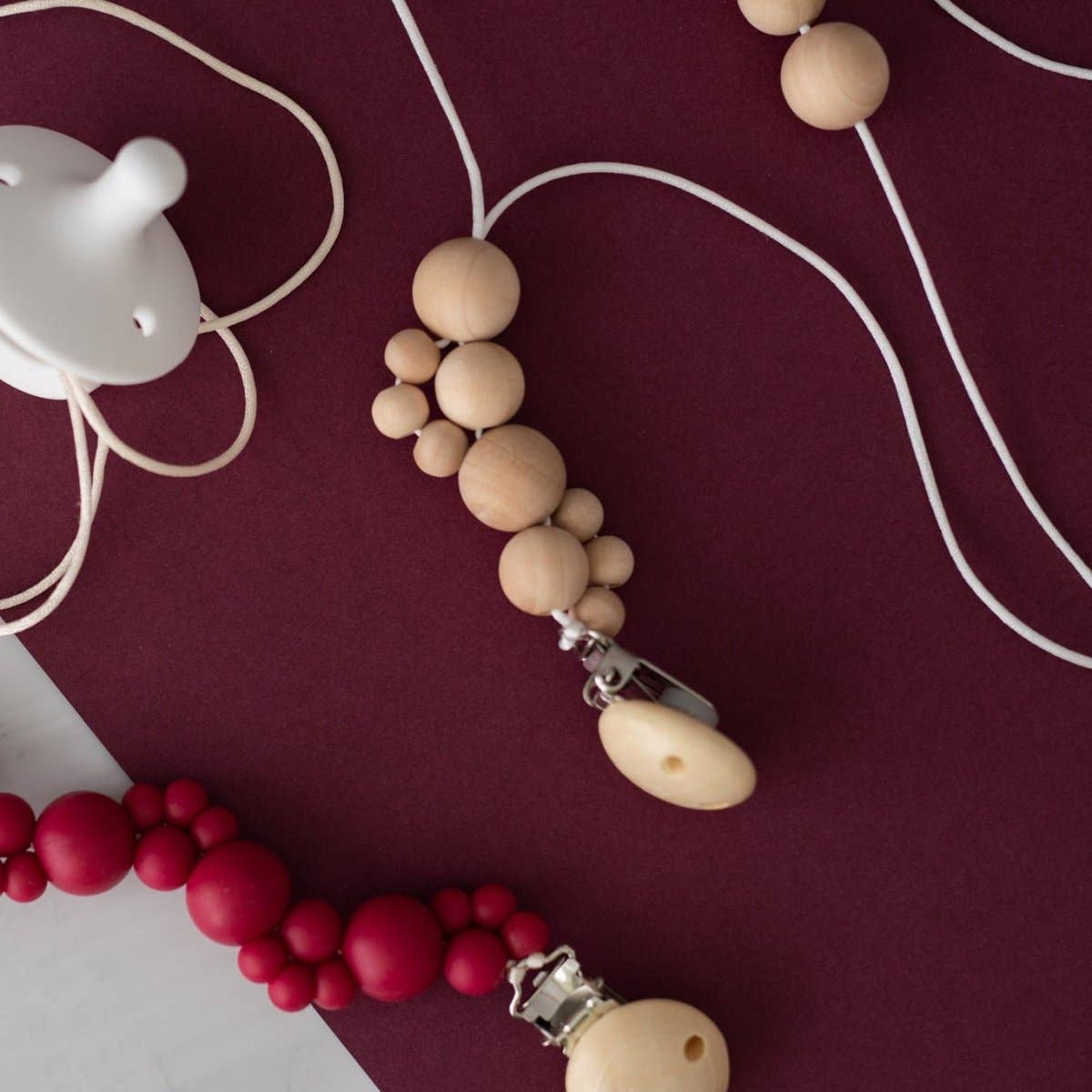 Cara & Co Silicone Craft Supply - Wholesale Craft Supplies - Round Beech Wood Beads5