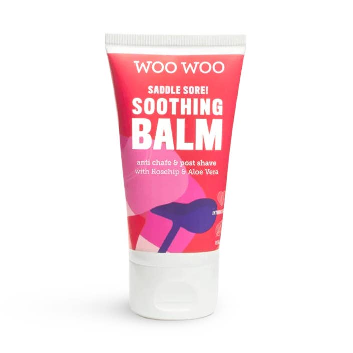 WooWoo Saddle Sore! Soothing Balm with Rosehip & Aloe Vera for wholesale by WooWoo