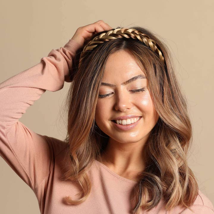 Madison Braids – Bandana - Mulher por atacado – Trança de cabelo feminina Madison Braids Lulu com duas vertentes5