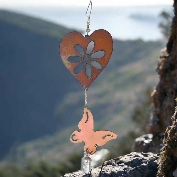 Butterfly vind spinner vind kime natur gave haven græsplæne for engroshandel hos Iron Jewel