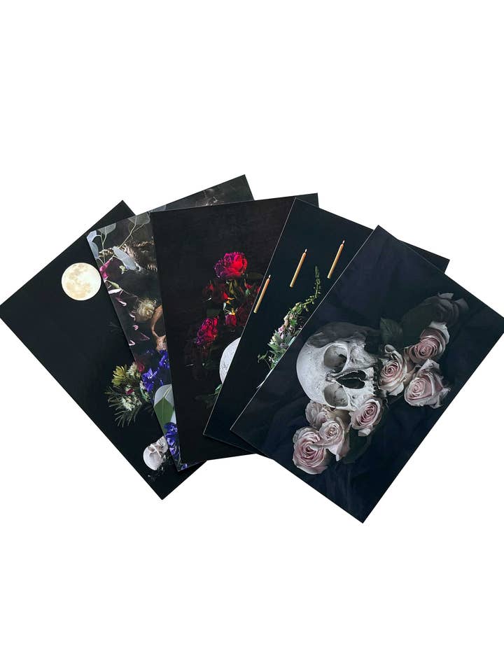 Set di Cartoline Ossum - 5 Cartoline per la vendita all'ingrosso da parte di Veneration of Light