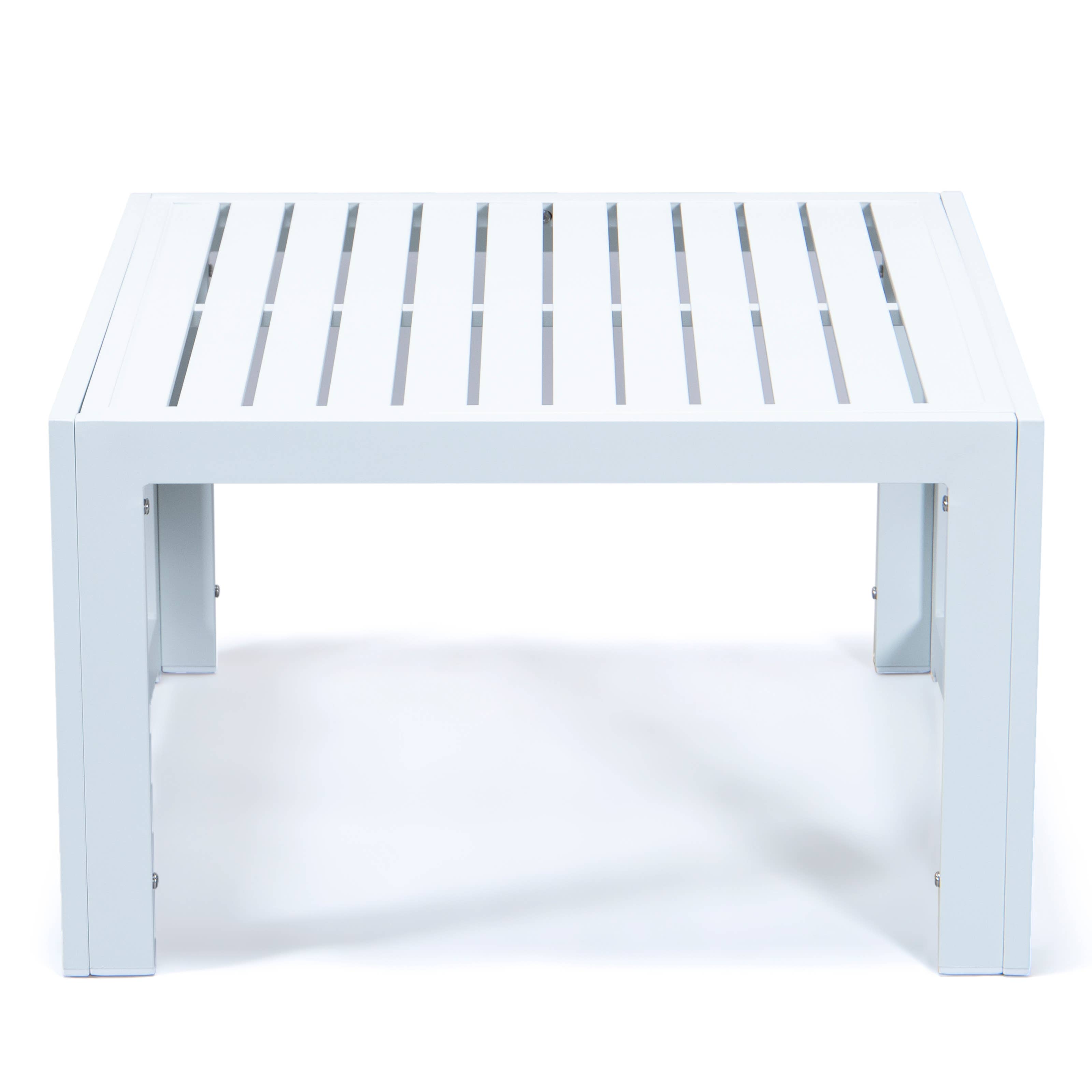 LeisureMod - Wholesale Patio Table - Chelsea Aluminum Patio Coffee Table11