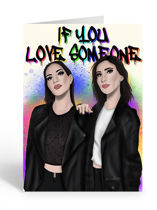 THE VERONICAS MUSIC Greeting Card for wholesale by Two Brides Presents