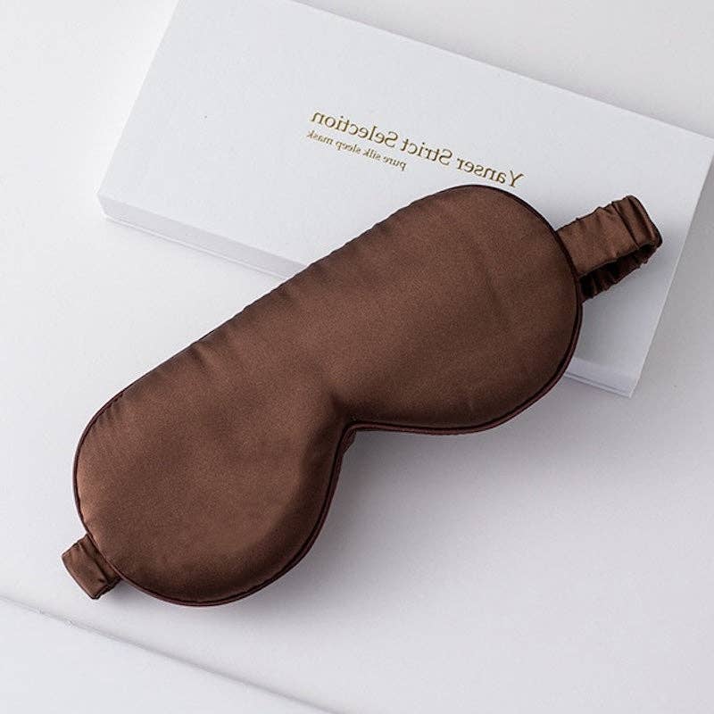 LanLivia - Wholesale Sleep/Eye Mask - 100% Silk Sleeping Mask-22mm-Plain Colors-Oversize1