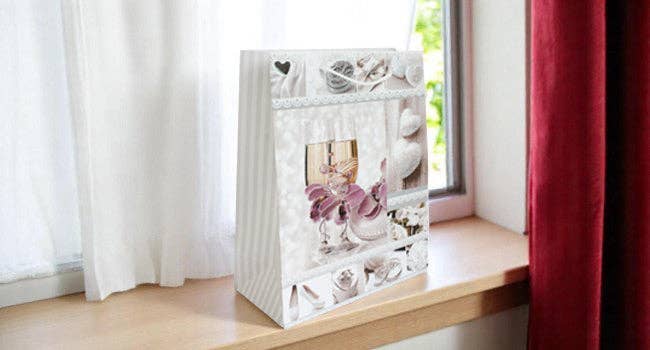 Emartbuy – wholesale Gift bag – Elegant Wedding - Themed Gift Bags - Set Of 46