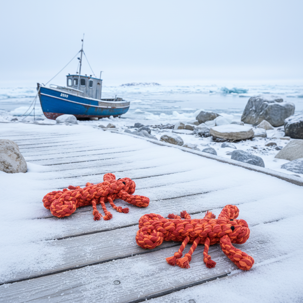 Monli Handcrafted Pet Toys – Engroshandel Tovlegetøj - Hund – Nyhed: Coral Pop Hummer Kæledyrslegetøj | Tykere og Stærkere8