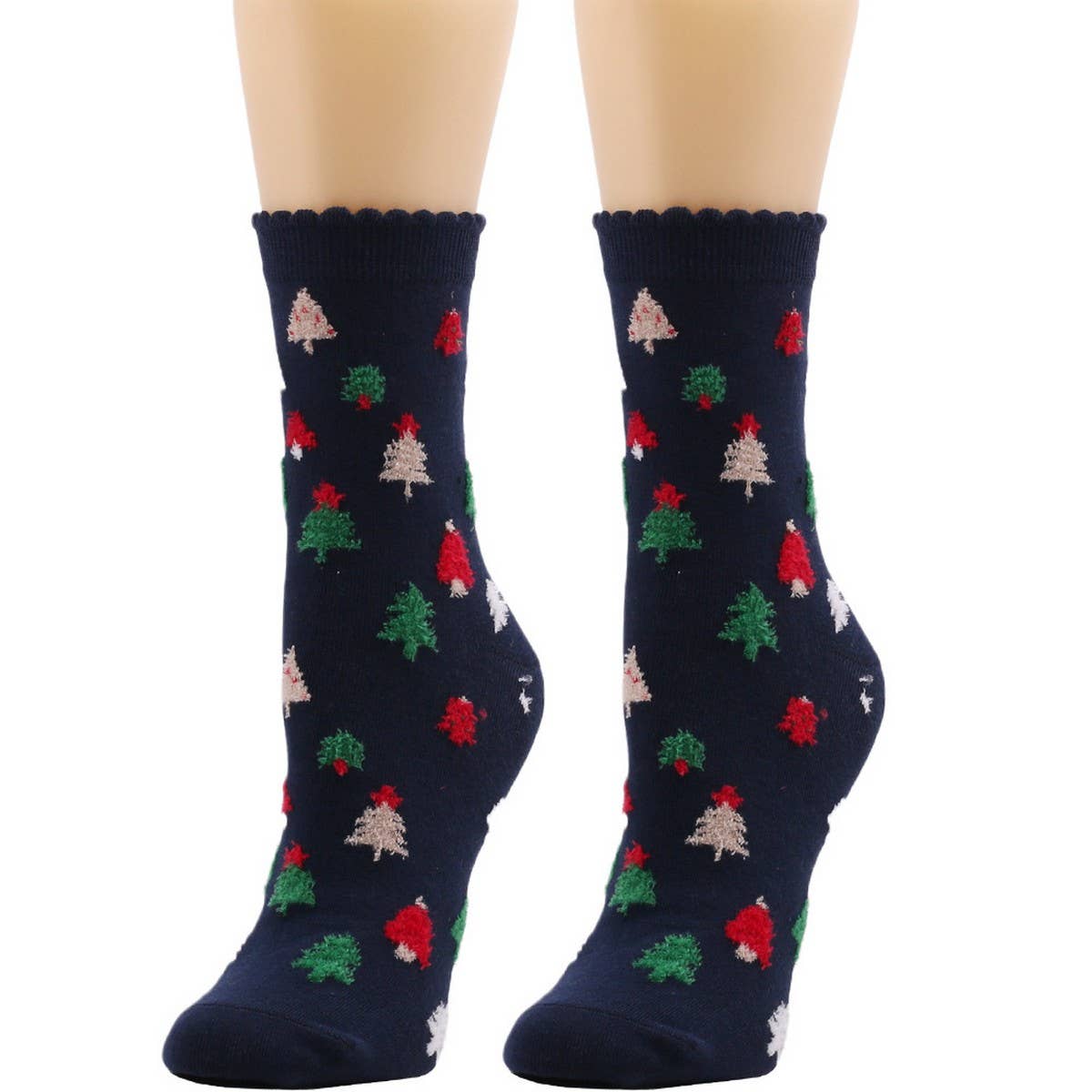NINEXIS - Wholesale Socks - Women's - CWMS02687_CHRISTMAS WOMEN KNEE HIGH HOLIDAY SOCKS3