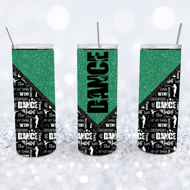 Dance - Green Tumbler for wholesale by Beyond Bayside