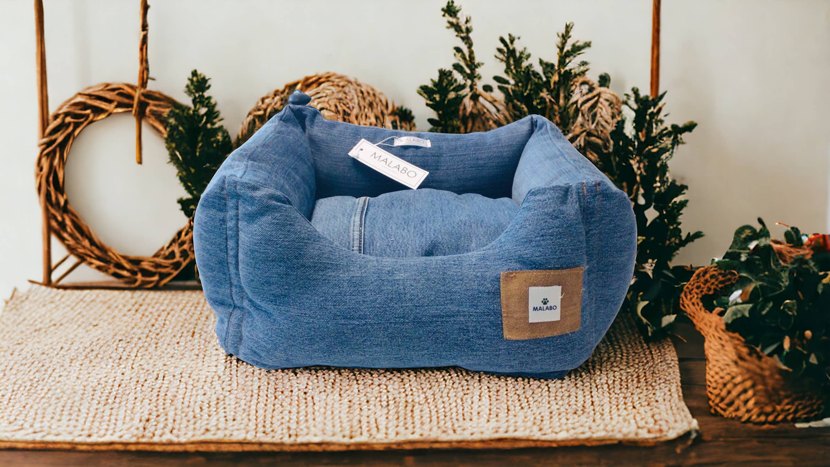 MALABO - Vente Coussin de caisse – chien - Panier pour chien ELDORADO 40x40 cm éco-conçu4