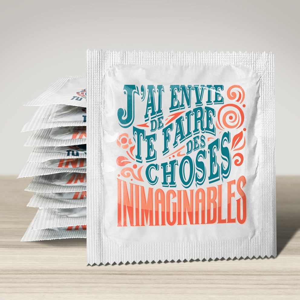 CALLVIN EU - Wholesale Gag Gift/Novelty Gift - Condom : Préservatif:  Choses inimaginables0