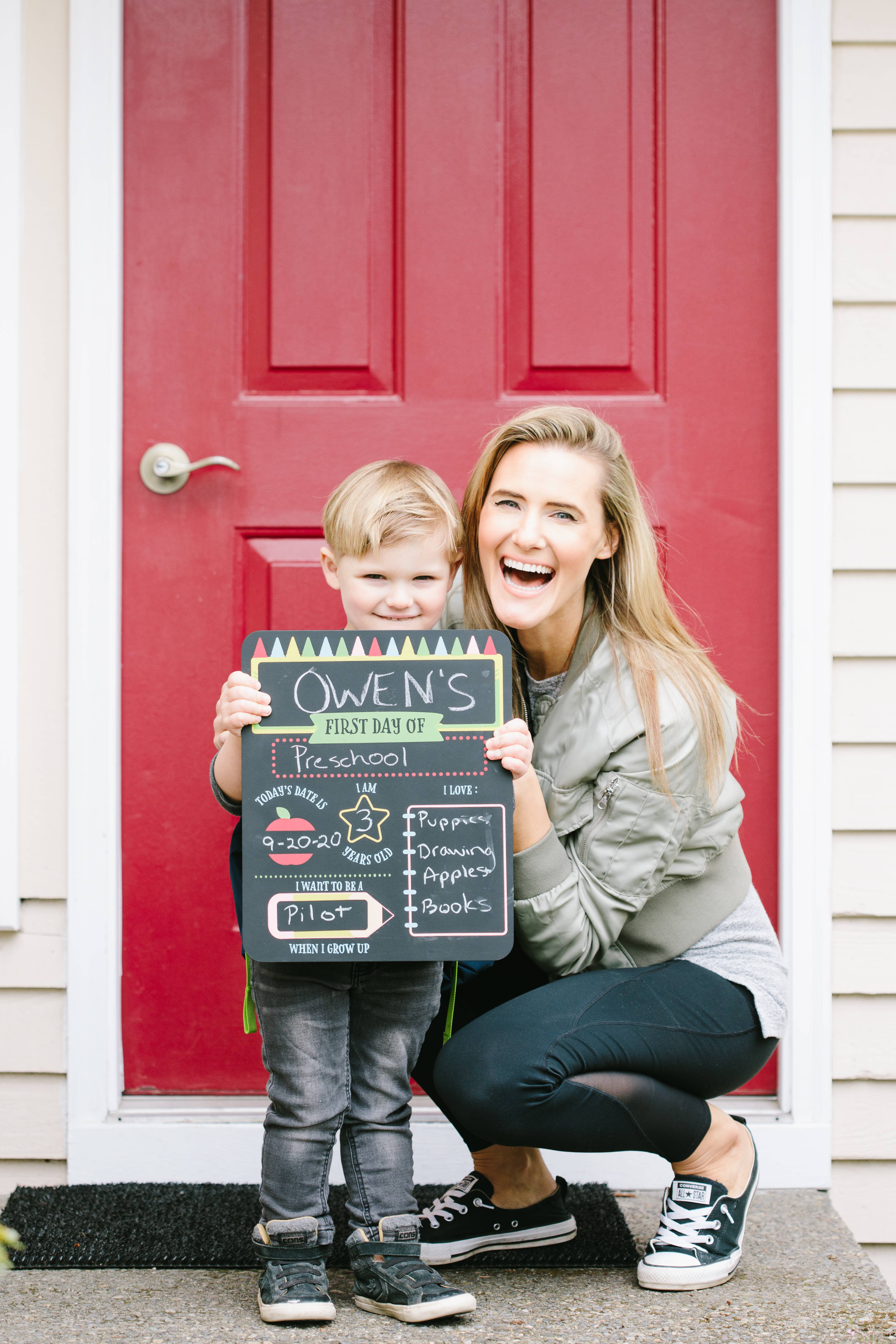 Pearhead - Wholesale Chalkboard - Kids & Baby - First and Last Day of School Reversible Chalkboard4