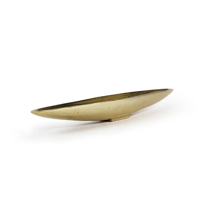 Galore Home - Wholesale Vase - 25" Long | Metal Boat Vase