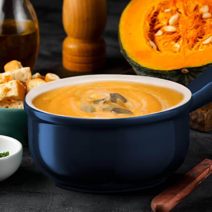 Kook - Wholesale Serve Bowl - Kook French Onion Soup Crocks, Ceramic, 18 oz, Set of 44