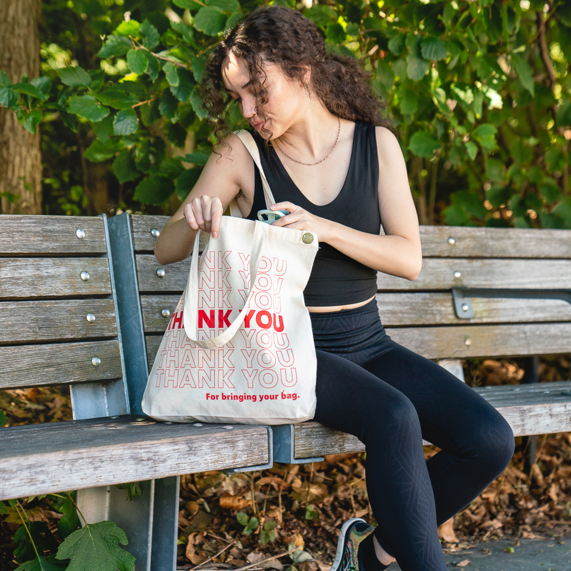 ECOBAGS - Vendita all'ingrosso Borsa tote - Unisex - Borsa in Cotone Riciclato Grazie1