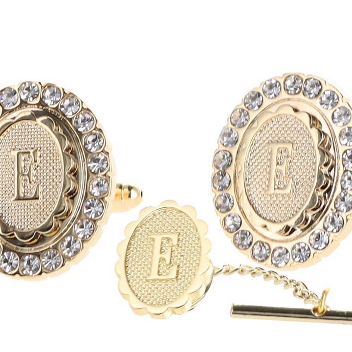 Dubal Brothers - Vendita all'ingrosso Gemelli - Gemelli e fermacravatte Vittorio Vico Bling iniziali: dalla A alla Z di Classy Cufflinks26