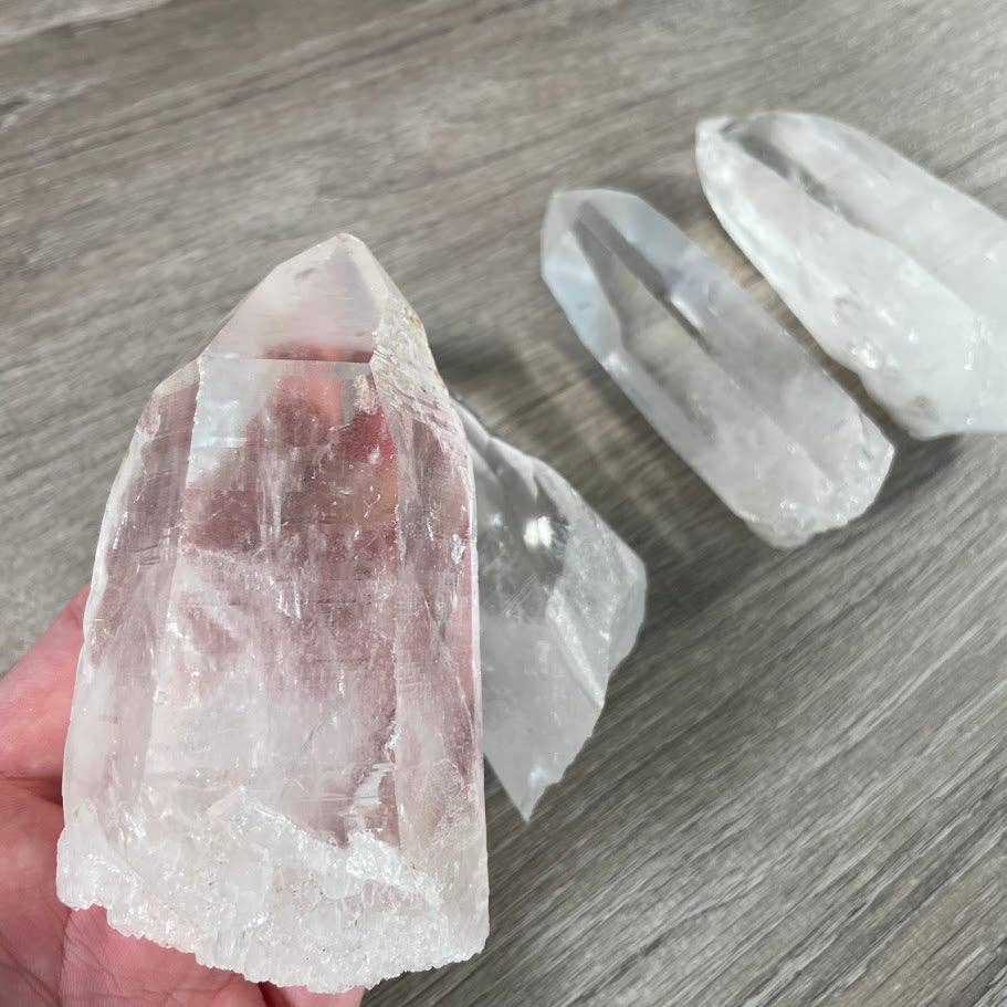 Keystone Crystals - Wholesale Spiritual Stone/Crystal - Raw Lemurian Quartz Crystal Points Wholesale  – Bulk Lots10