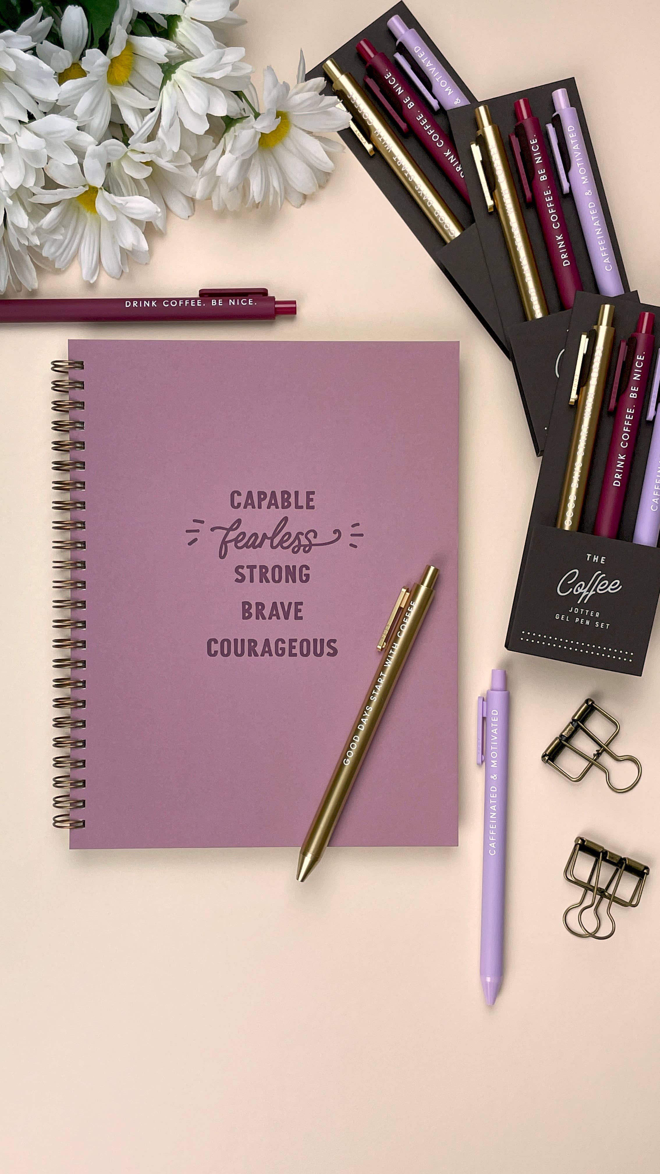 Ruff House Print Shop - Wholesale Pen - The Coffee Jotter Gel Pen: Set of 31