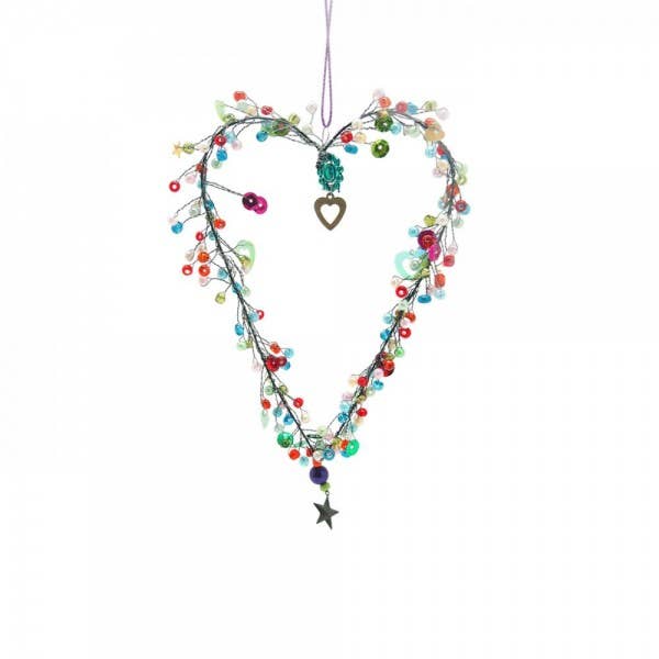 NOÏ Hamburg - Wholesale Ornament - Decoration SPARKLE Heart Charm Heart1