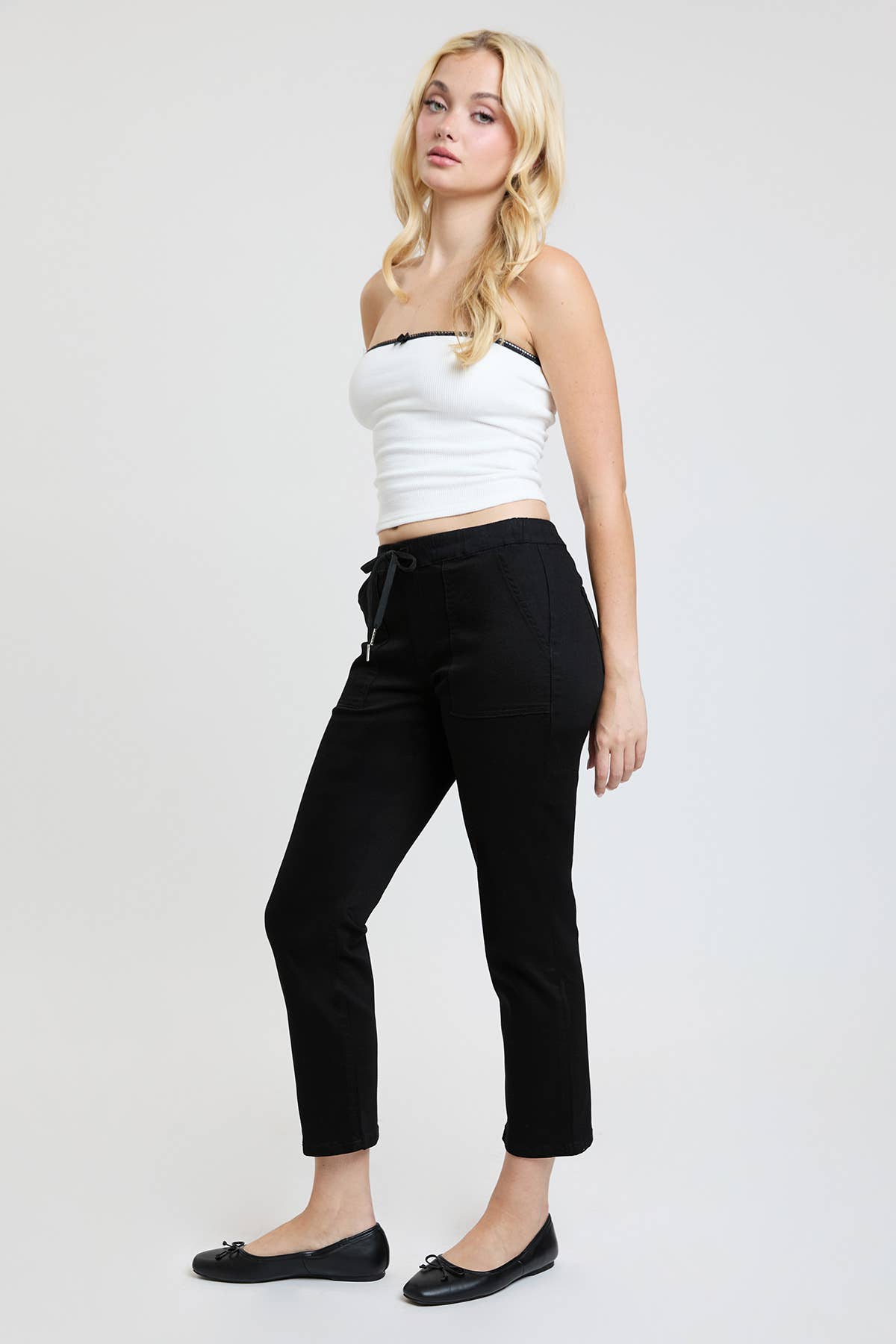YMI - Wholesale Lounge Sweatpants/Joggers - Women's - High Rise Pull On Straight Leg Jogger- P05260720