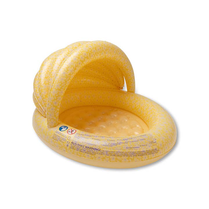 Kids Pool - Yellow - Florish - Ø 100 cm with Canopy for wholesale by Swim Essentials