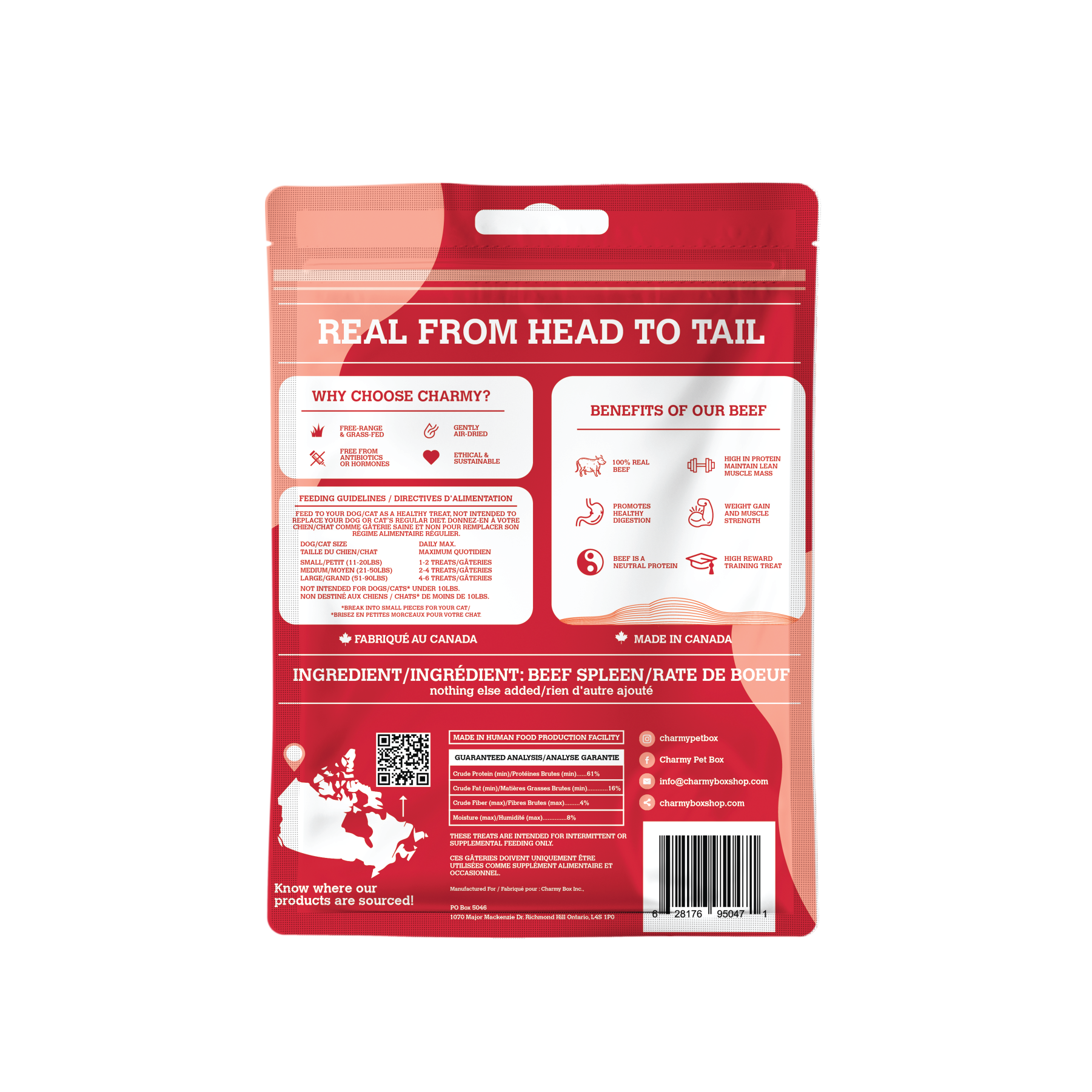 Charmy Pet - Wholesale Pet Treats - Dog - BEEF SPLEEN5