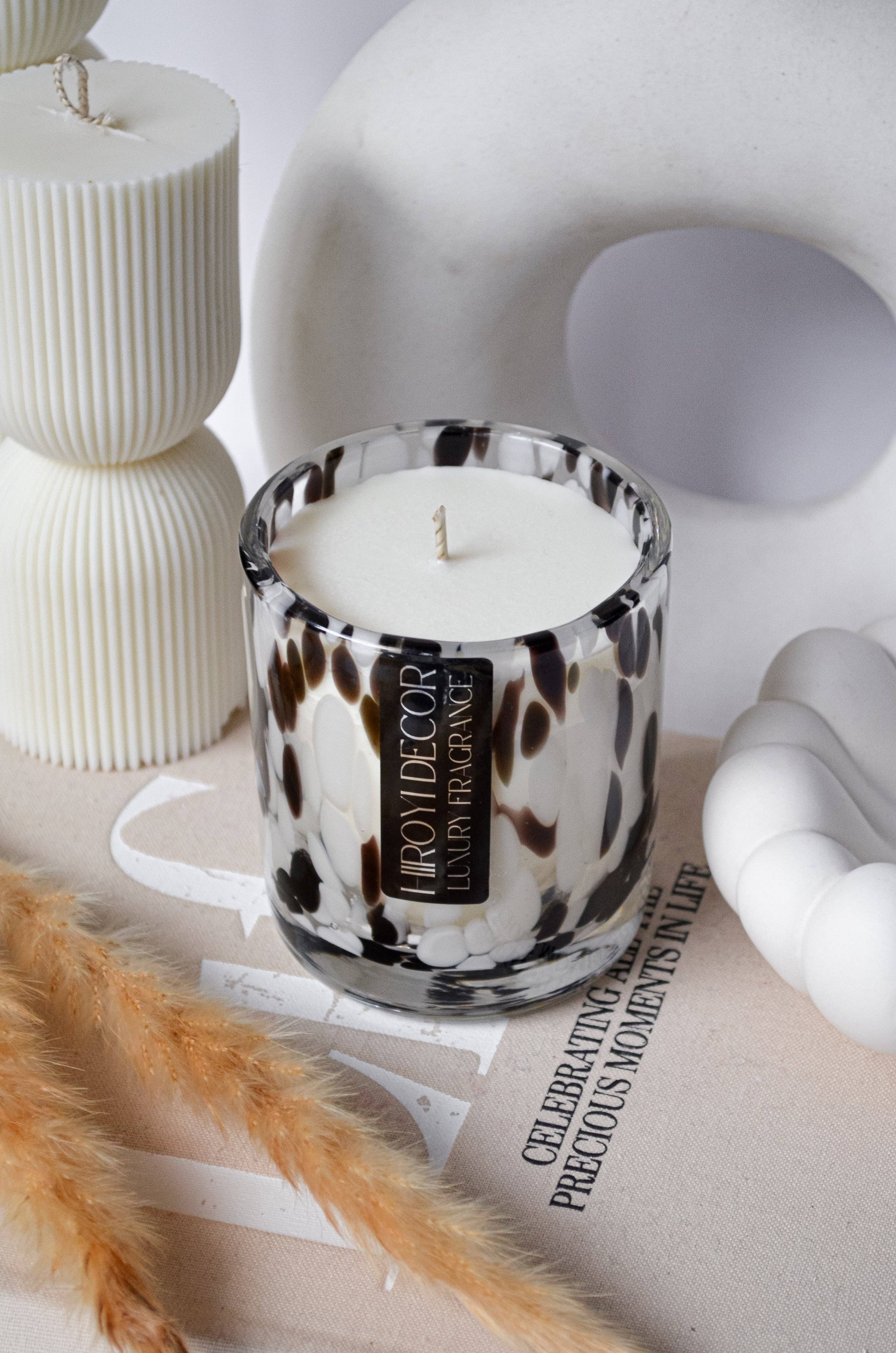 Hiroyi Decor - Wholesale Jar/Filled Candle - Petit Dalmatian Luxury Candle