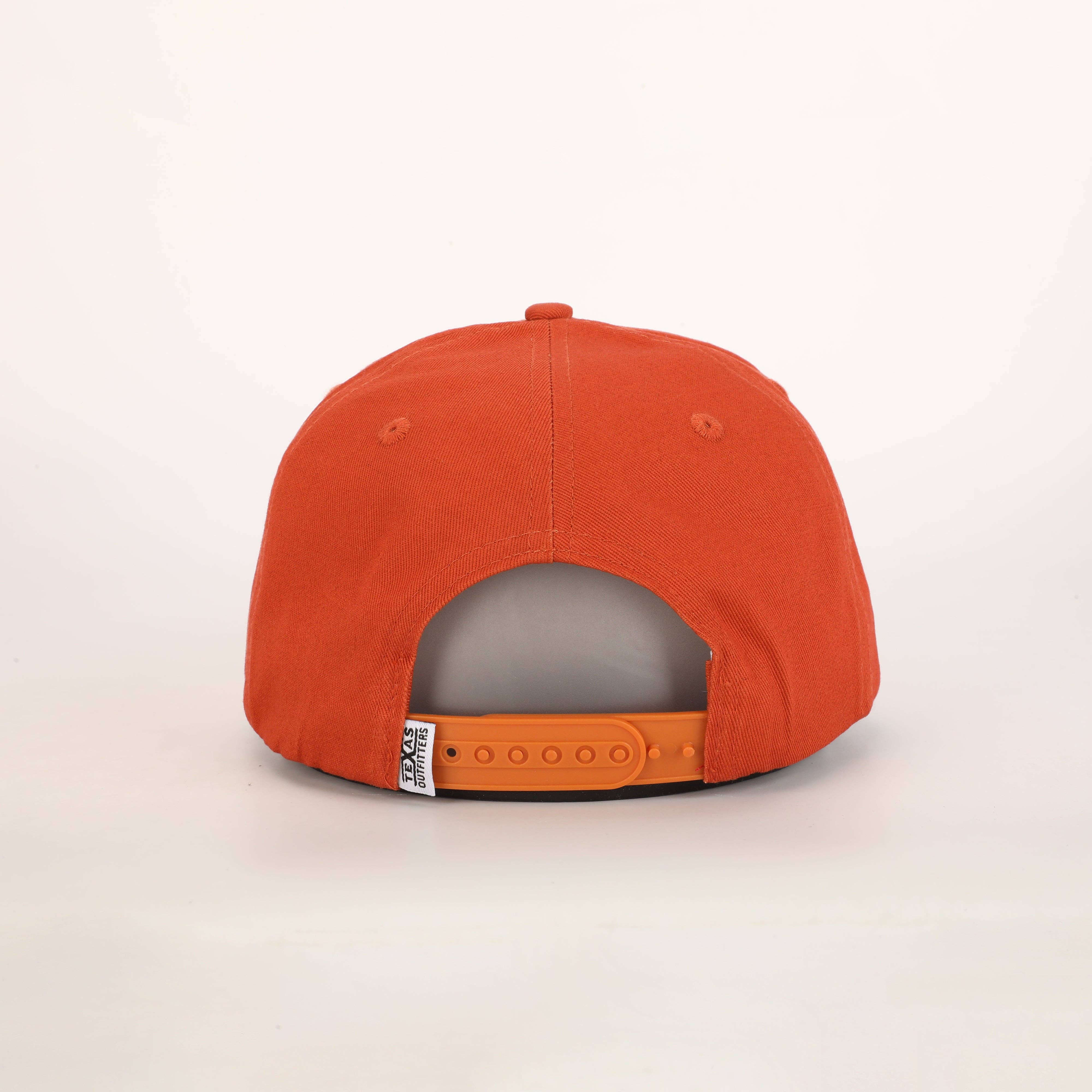Texas Outfitters - Wholesale Baseball Cap - Unisex - Texas / TX Hat in Austin Orange2