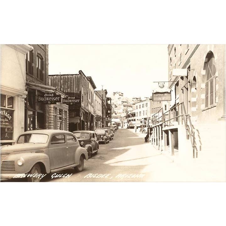 Found Image Press - Vente Assortiments de papeterie/cartes - Carte de vœux AZ-248 Brewery Gulch, Bisbee