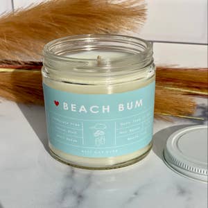 Beach Bum Mason Jar Candle - Original Collection
