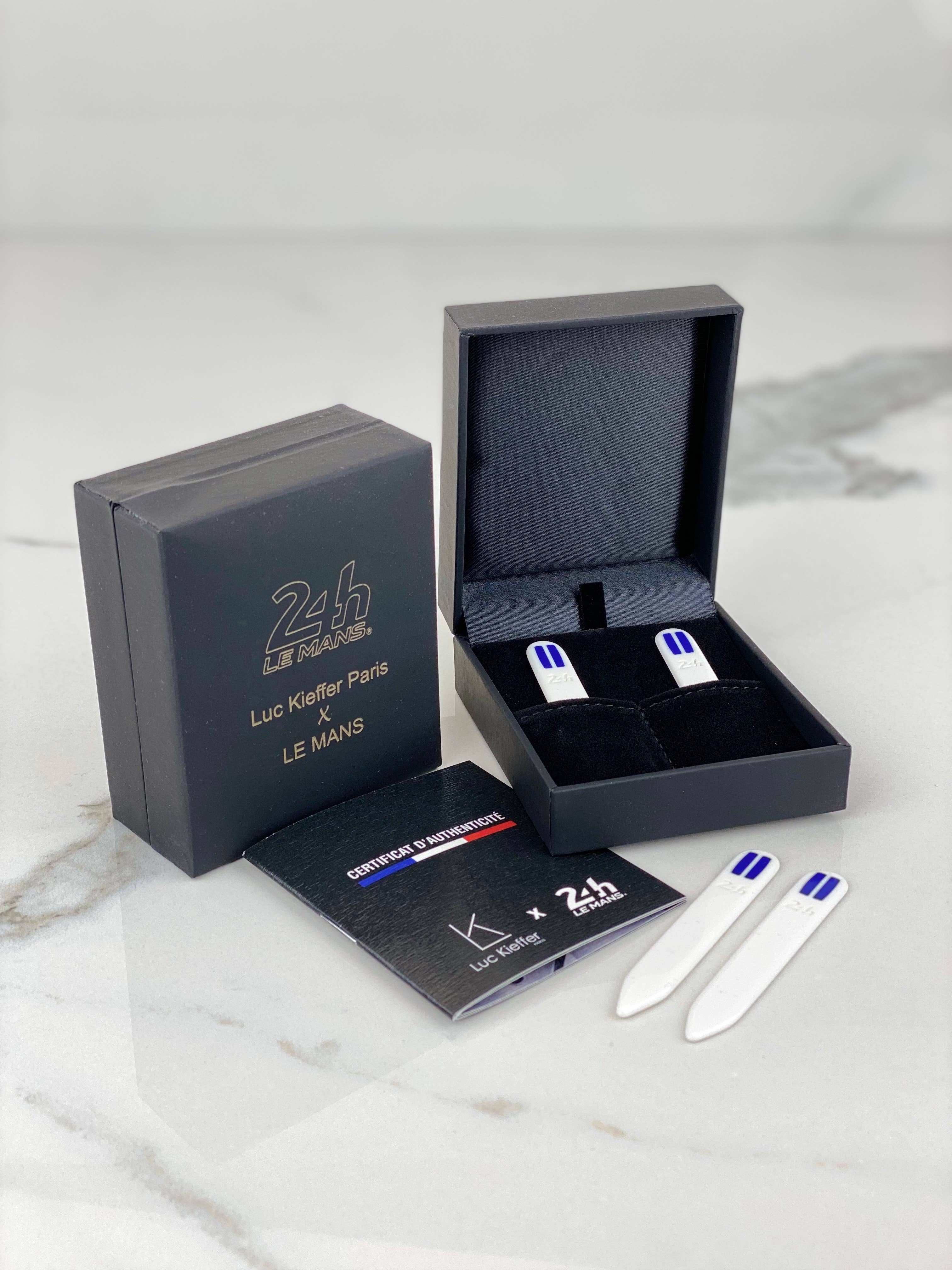 Luc Kieffer x Le Mans - Vendita all'ingrosso Fermacravatta - Uomo - COLLETTO A CAMICIA A COSTINE - MODELLO CHRIS2