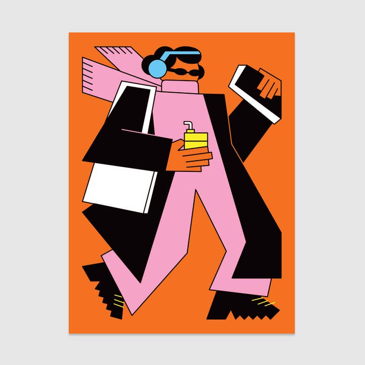 Affiche Designer On A Rush (30x40cm & 50x70cm) pour la vente par Redy.