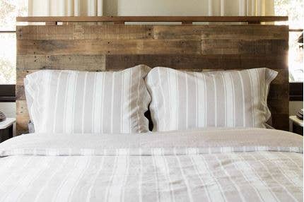 Thread Experiment - Wholesale Bedding Set - Bold Linen Stripe Duvet Cover Set0