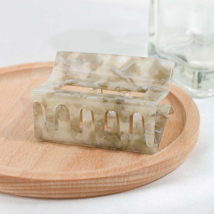 TheDivaSoap - Vendita all'ingrosso Fermaglio per capelli - Donna - Pinza per capelli intagliata a forma di tartaruga marmorizzata8