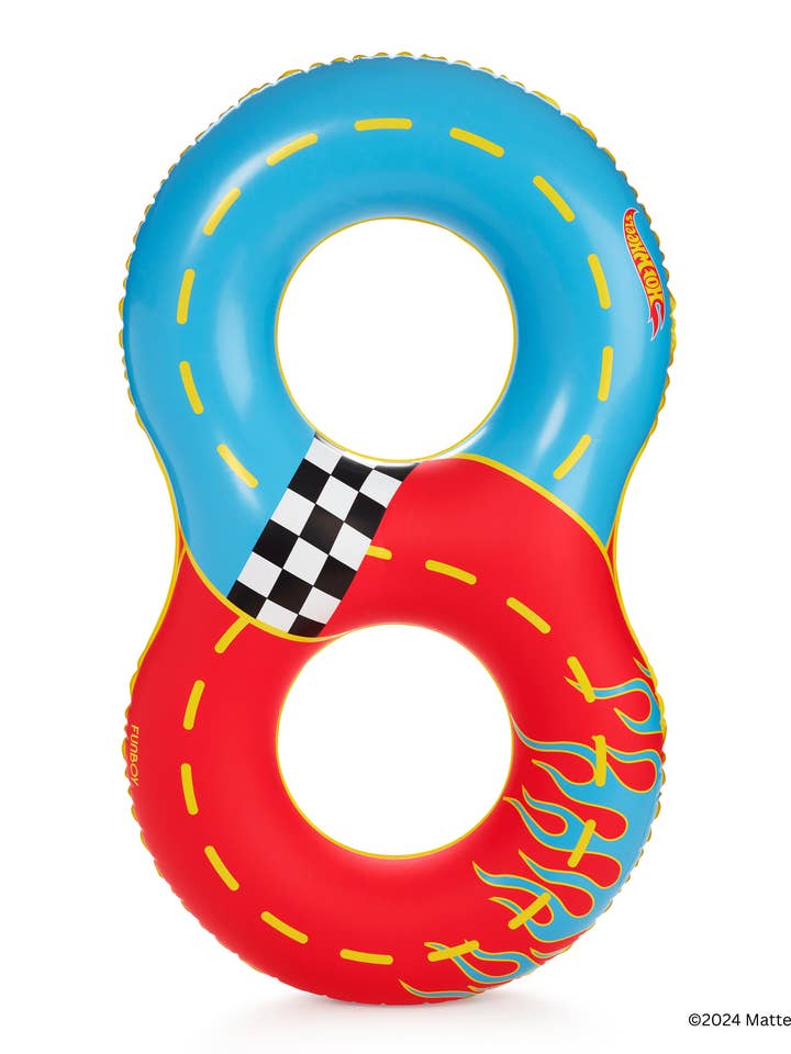 FUNBOY x Hot Wheels Kids Racetrack Double Tube Float (2-person) for wholesale by FUNBOY