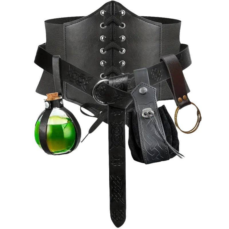 SALINA TRADING INC - Vendita all'ingrosso Costume di carnevale - Donna - Set di Costumi Medievali di Halloween per Donne - Abito Fantasy da Vichinga9