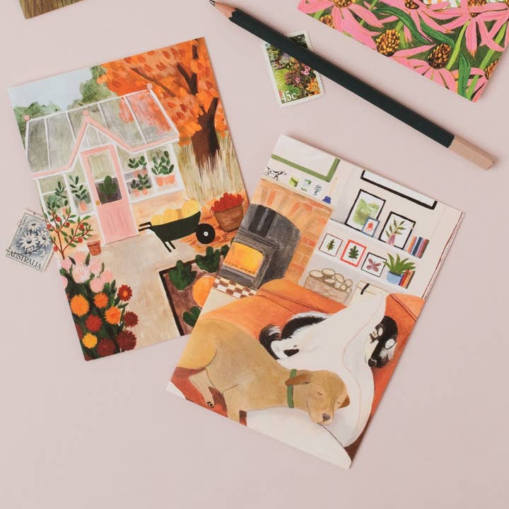 Peggy & Kate - Wholesale Everyday Greeting Card - Rest Card | Get Well | Recovery Card | Dogs 3