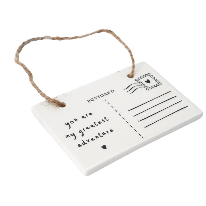 Nibble Distributors Ltd - Wholesale Wall sign - SWL 'Greatest...' Postcard ceramic Hanger1