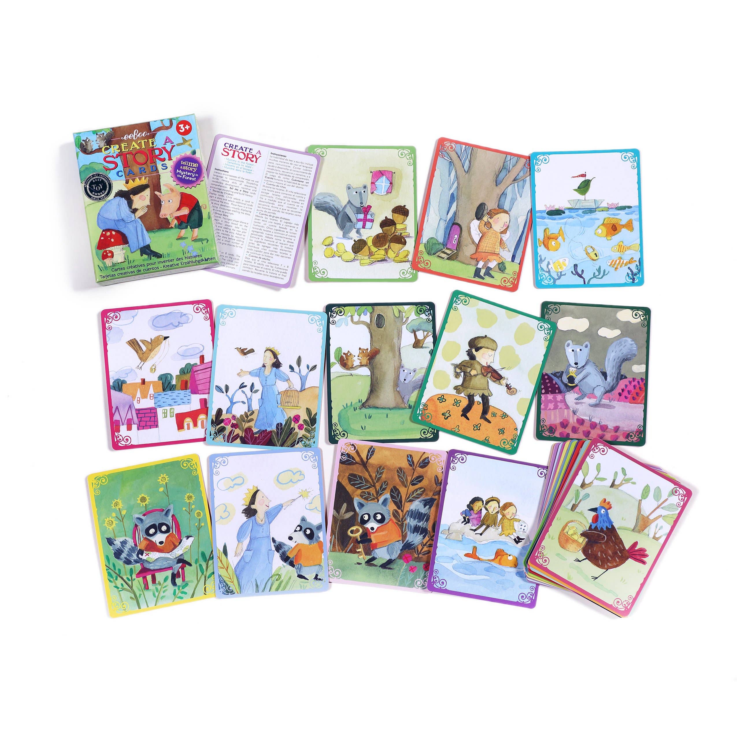 eeBoo - Wholesale Learning Cards - Kids & Baby - Mystery in the Forest Create a Story Cards2
