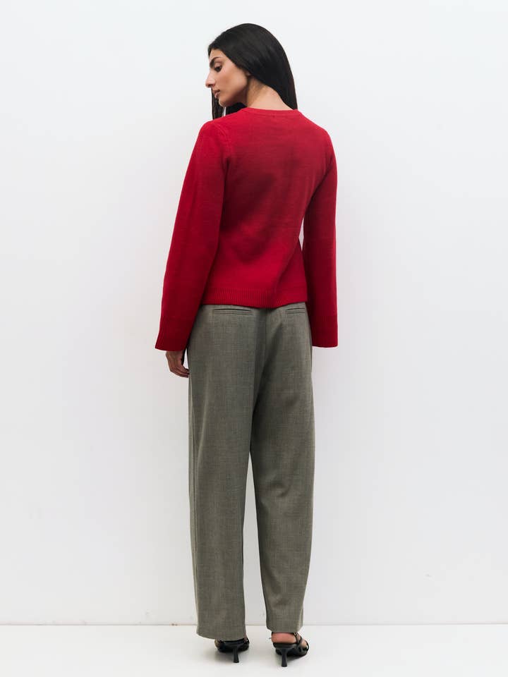 MOD REF – Engroshandel Cardigan - Dame – The Tyler Cardigan | Kvindesweater med klokkeærmer og knapper20