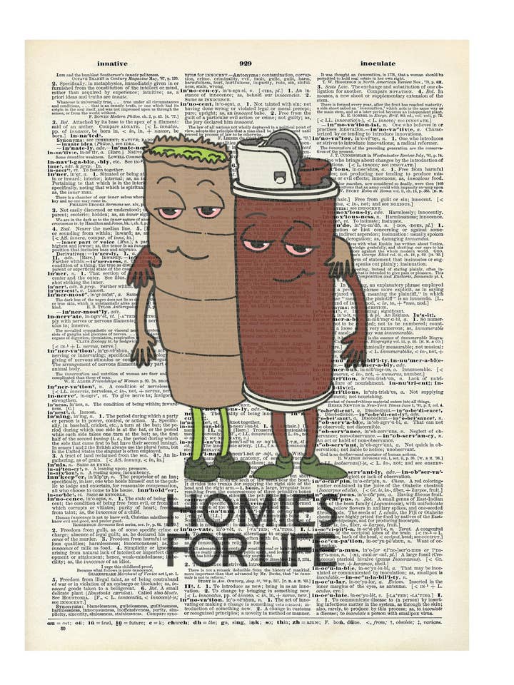 Buddies, 420 freundlich, Kunst, Vintage, Wörterbuchdrucke für den Großhandel von Crazilyhumbledesigns