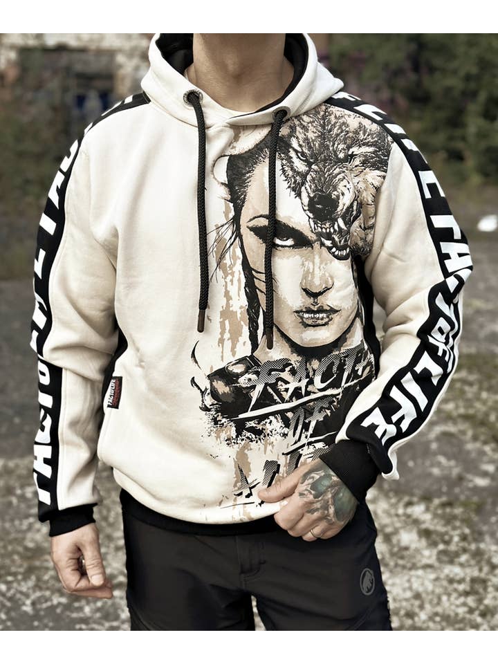 Fact of Life - Wholesale Hoodie - Men's - Fact of Life Hoodie SH-14 “Wolf Blood” sand dollar4