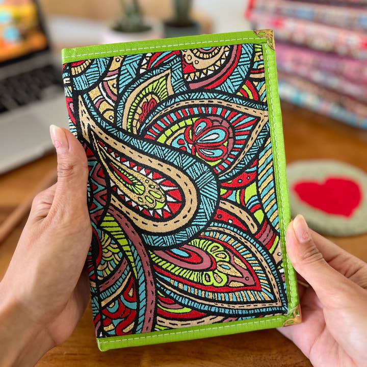 Indbundet notesbog, foret journal, boho-notesbog for engroshandel hos Umays Boho