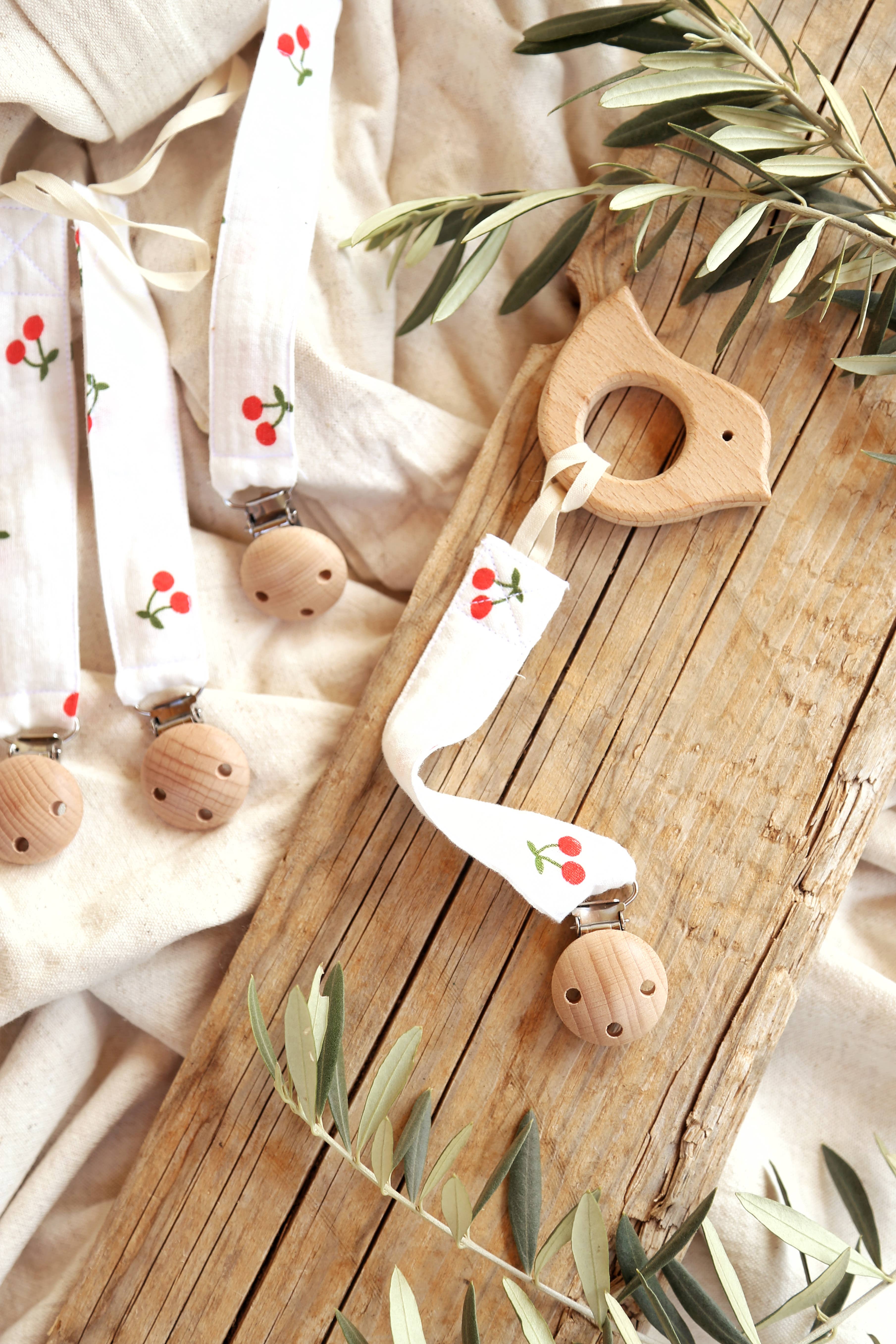 The Frenchie Knot - Wholesale Pacifier Clip - Baby - Fruits Pacifier clips2