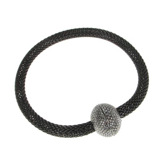 Mesh armband met magnetische kogelsluiting voor wholesale door Erica Zap Designs