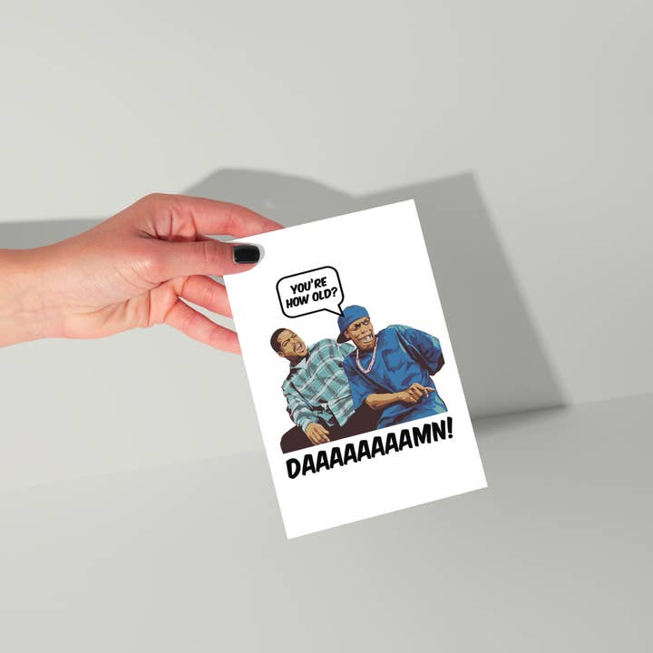 You're How Old Damn A2 wenskaart voor wholesale door Love You a Latte Shop