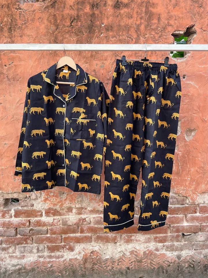 bhavnas boutique - Wholesale Sleepwear Set - Women's - Indian Pajama Set Women Cotton Floral Print PJ Set 0