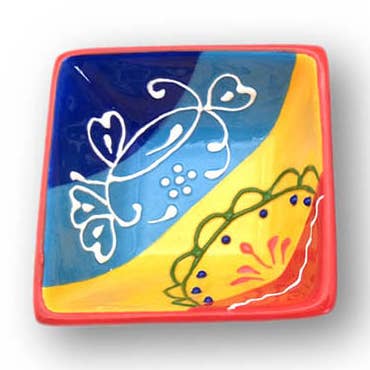 Firkantede Skåle Assorteret Striber for engroshandel hos JUMI