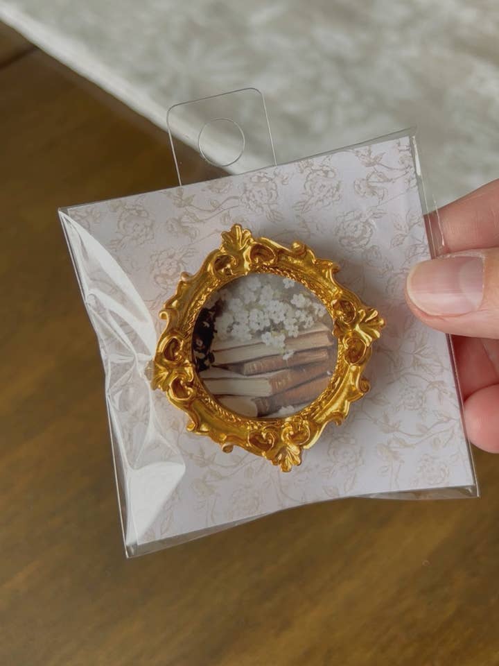 Vintage Inspired Round Miniature Magnet for wholesale by Vintage by WPC