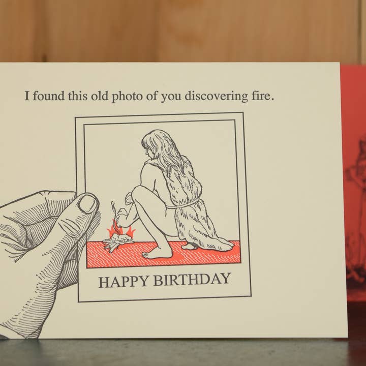 Oddball Press LLC - Wholesale Birthday Card - Fire Birthday Card1